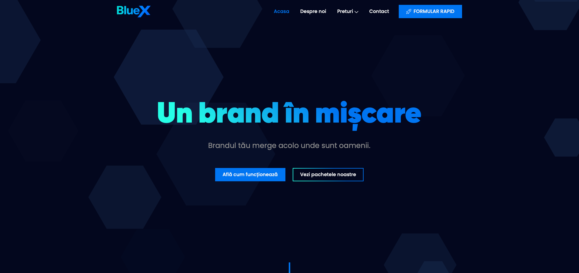 BlueX - Publicitate stradală cu ecrane LED