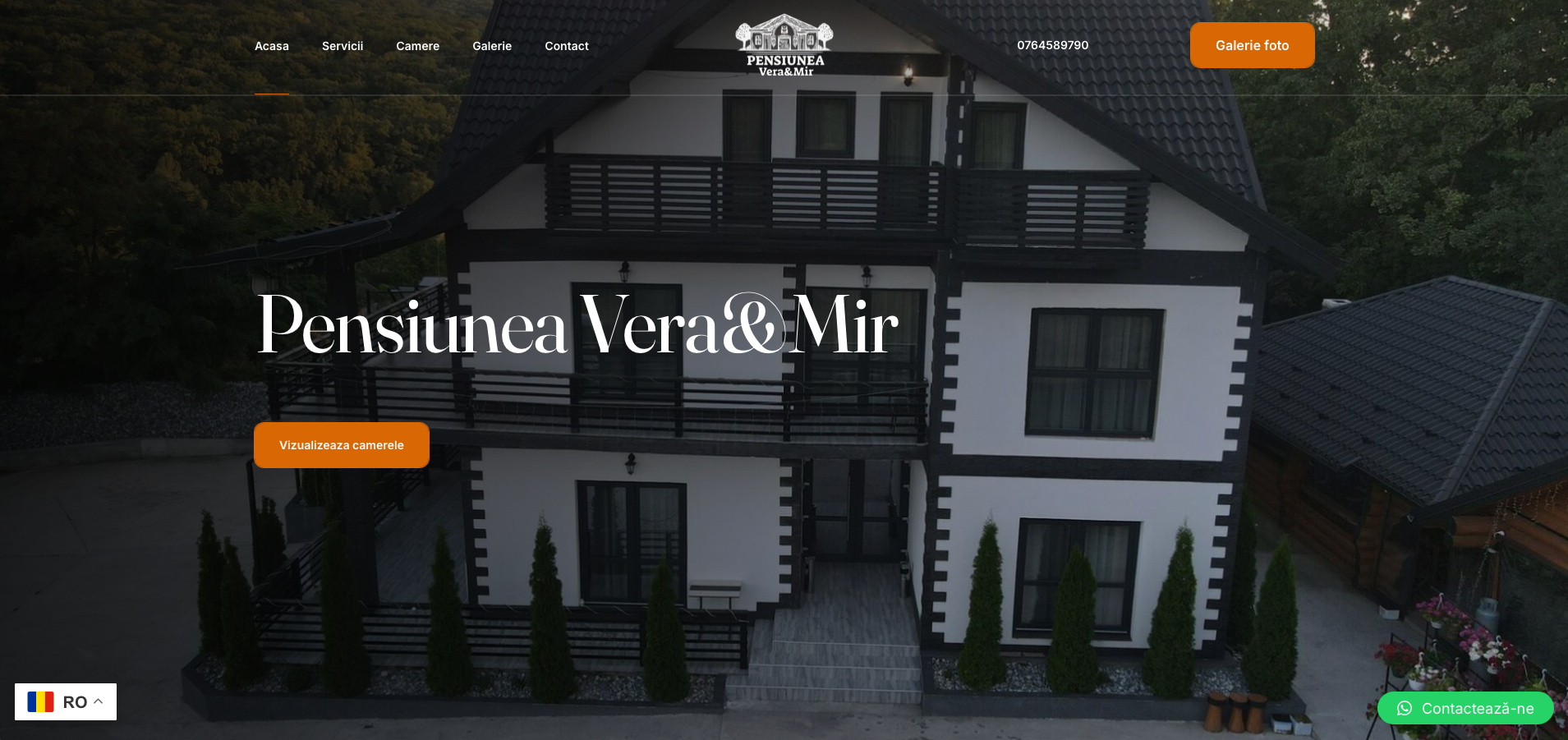 Pensiunea Vera&Mir - Website pensiune